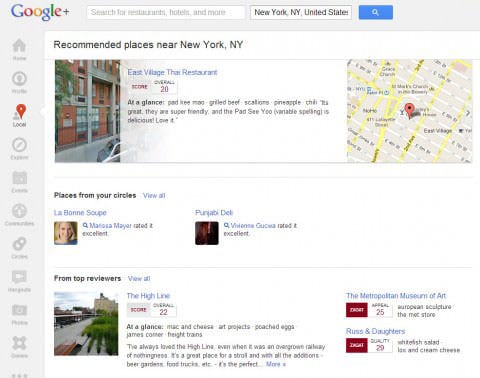 Google Plus Local